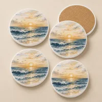 Ceramic Circle Coaster 3.5" – Image 1