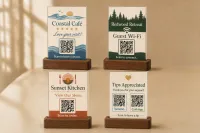 Acrylic Display Sign with stand  – Image 2