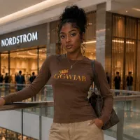 Longsleeve Shirt – Brown