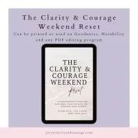 The Clarity & Courage Weekend Reset (Digital PDF) – Image 3