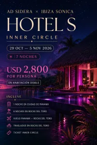 BUNDLE ADSIDERA IBIZA SONICA HOTEL S 2 PAX – Imagen 1