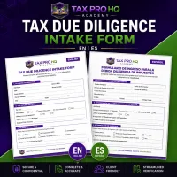 Tax Due Diligence Intake Form (EN | ES) – Image 1