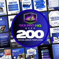 Blue Tax Marketing Templates – Image 1