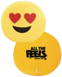 Emoji Pillow/Stuffy with 2026 Recital Show Logo – Image 1