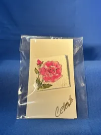 Pin- Large Pink Rose – Image 1