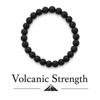 IBRT Harmonizing Bead Bracelet for EMR and other stressors – volcanic Strength