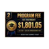1ST PAYMENT PROGRAM + GRADUATION COMMENCEMENT PARTICIPATION - $1801.05 – Image 1