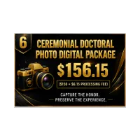 Ceremonial Doctoral Photo Digital Package — $156.15 – Image 1