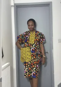 ANKARA SHORT DRESS – Yellow