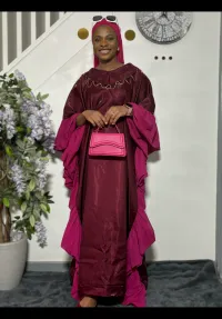 SALMA DRESS – Wine 