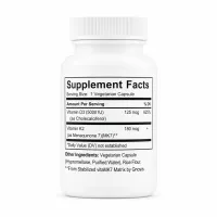 Vitamin D3 + K2 Supplement (DNA Expression Support) 5,000iu D3 with 180mcg MK7 – Image 2