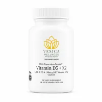 Vitamin D3 + K2 Supplement (DNA Expression Support) 5,000iu D3 with 180mcg MK7 – Image 3