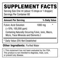 Fulvic Acid Supplement with Ionic Minerals (Slow COMT and Mitochondrial Support) – Image 2