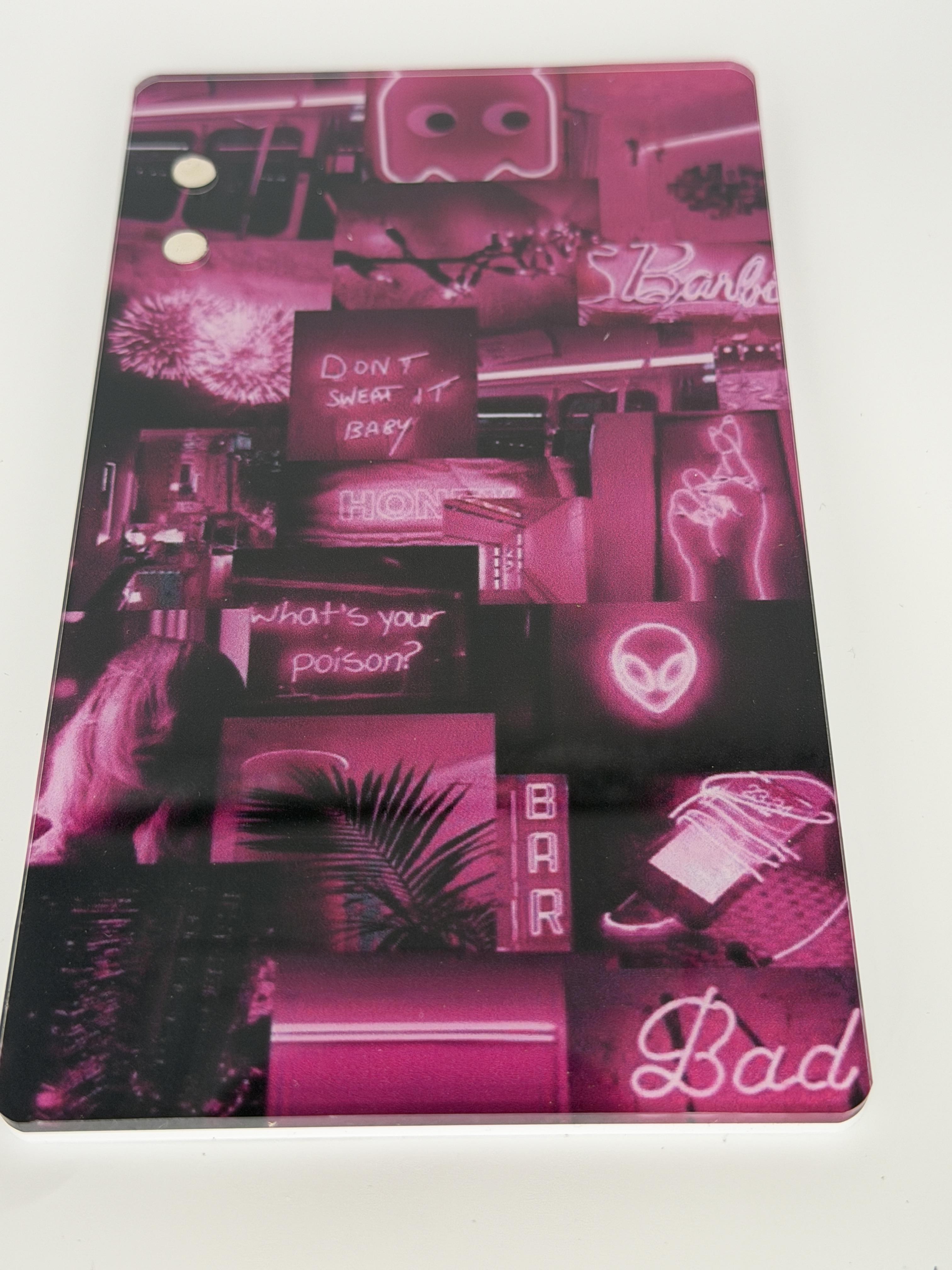 Acrylic Lash Tile – Neon Diva (#4)
