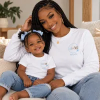 Mamas and Minis Logo Baby Short Sleeve Tee – Image 2