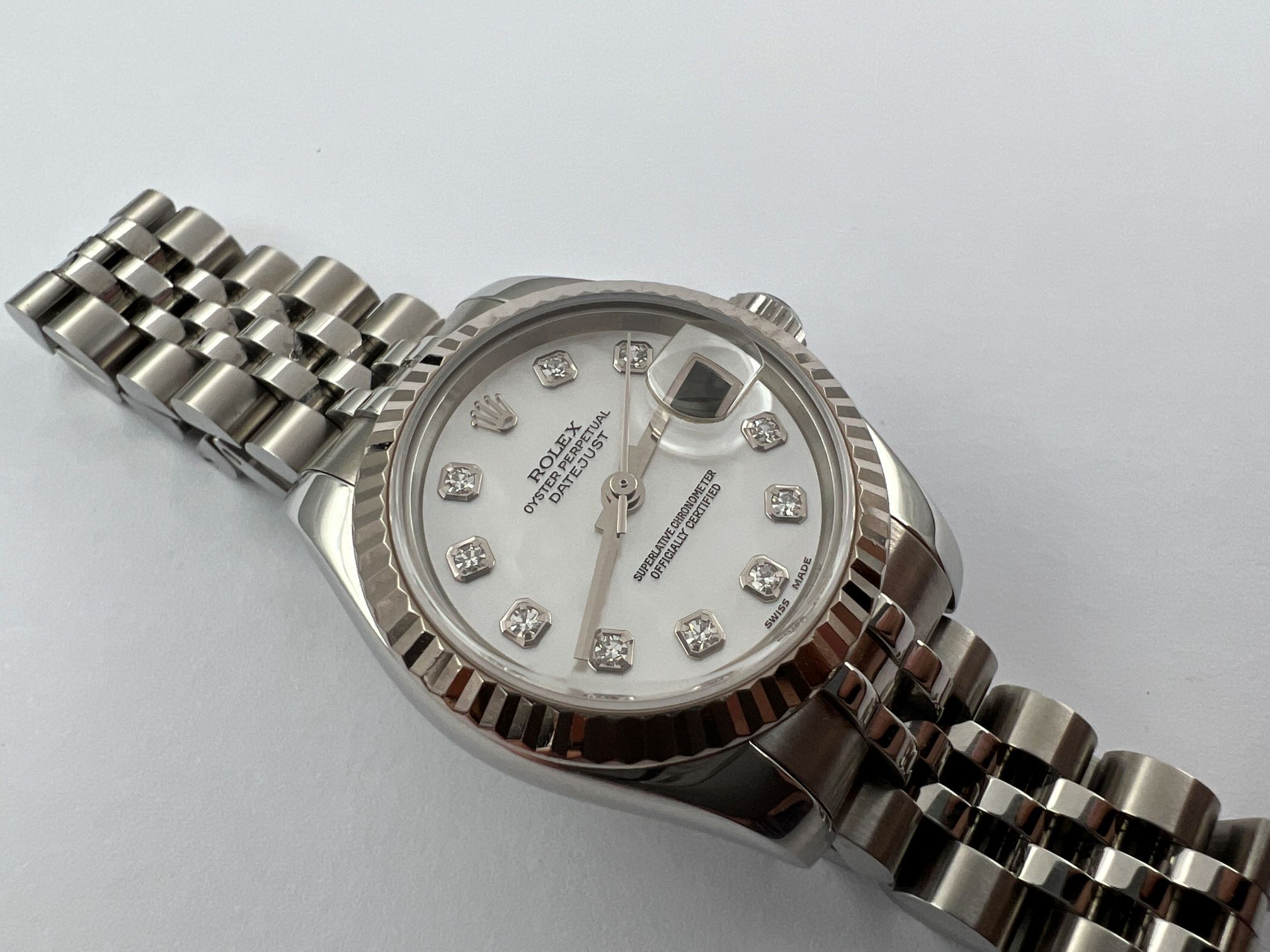 ROLEX 2005 Lady-Datejust 179174 Automatic Mother of Pearl & Diamonds Dial - 26mm – Image 1