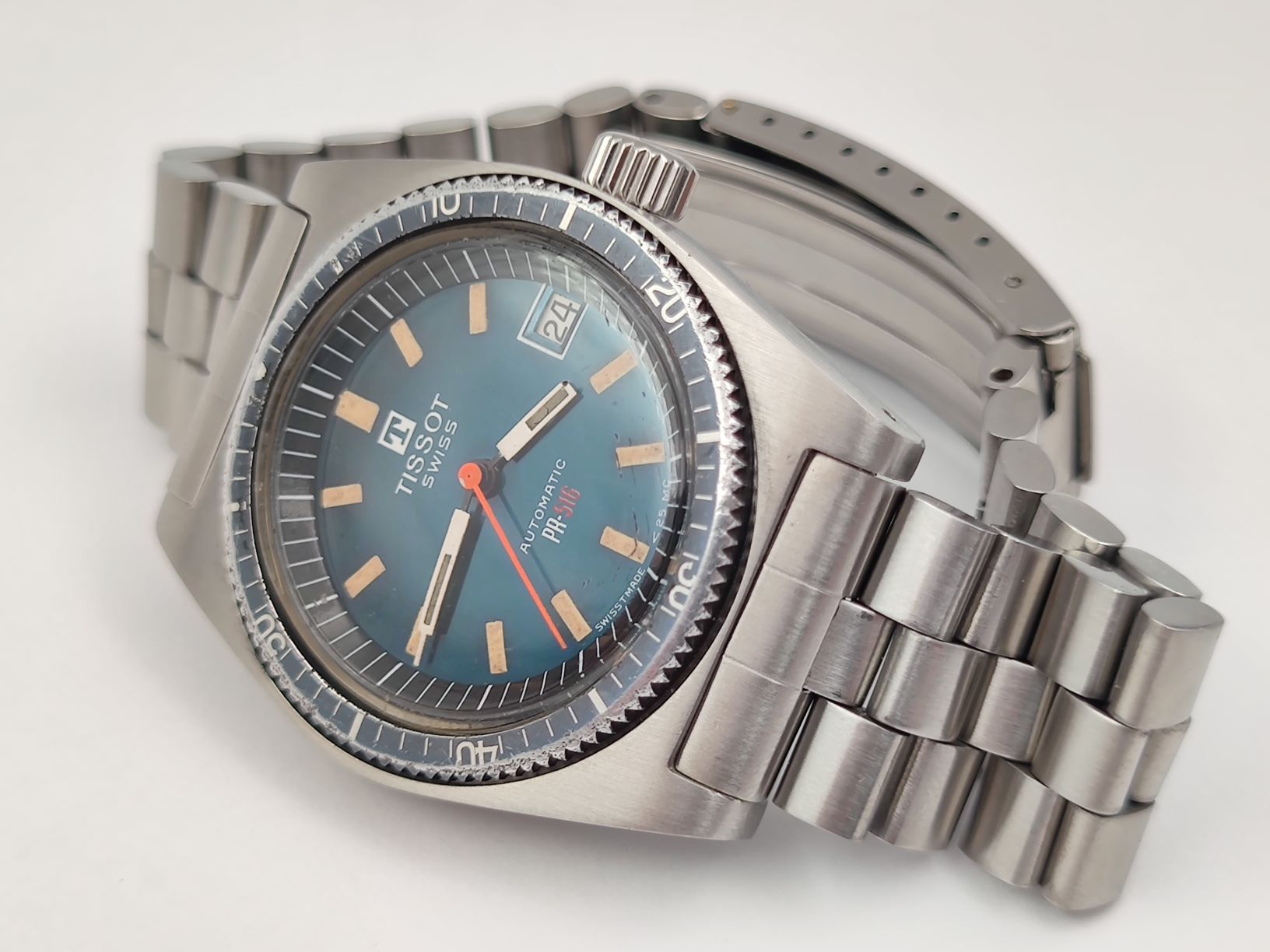 Vintage TISSOT 44622-6X Automatic Cal 784-2 Diver PR-516 - 35.5 mm - SERVICED! – Image 2