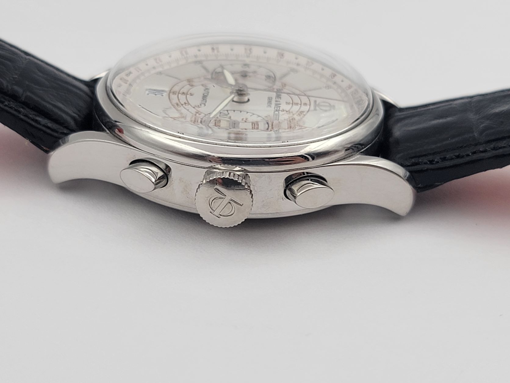 Baume & Mercier 65542 Capeland Chronograph Automatic Cal BM13753 All SS - 38 mm – Image 3