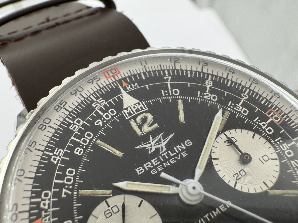 BREITLING 806 Navitimer "Red Box 10" Manual Wind Cal Venus 178 Twin Jet - 41 mm – Image 11
