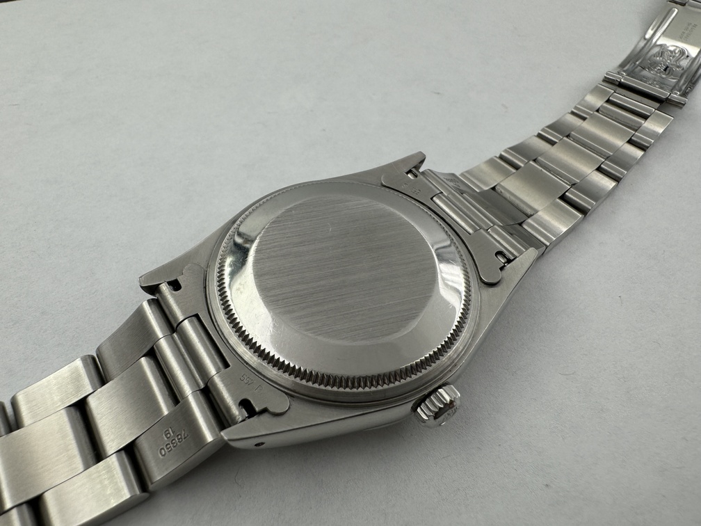 Vintage ROLEX 14000 Air-King Precision PATINA Silver Dial Automatic Cal 3000 - 34 mm – Image 4