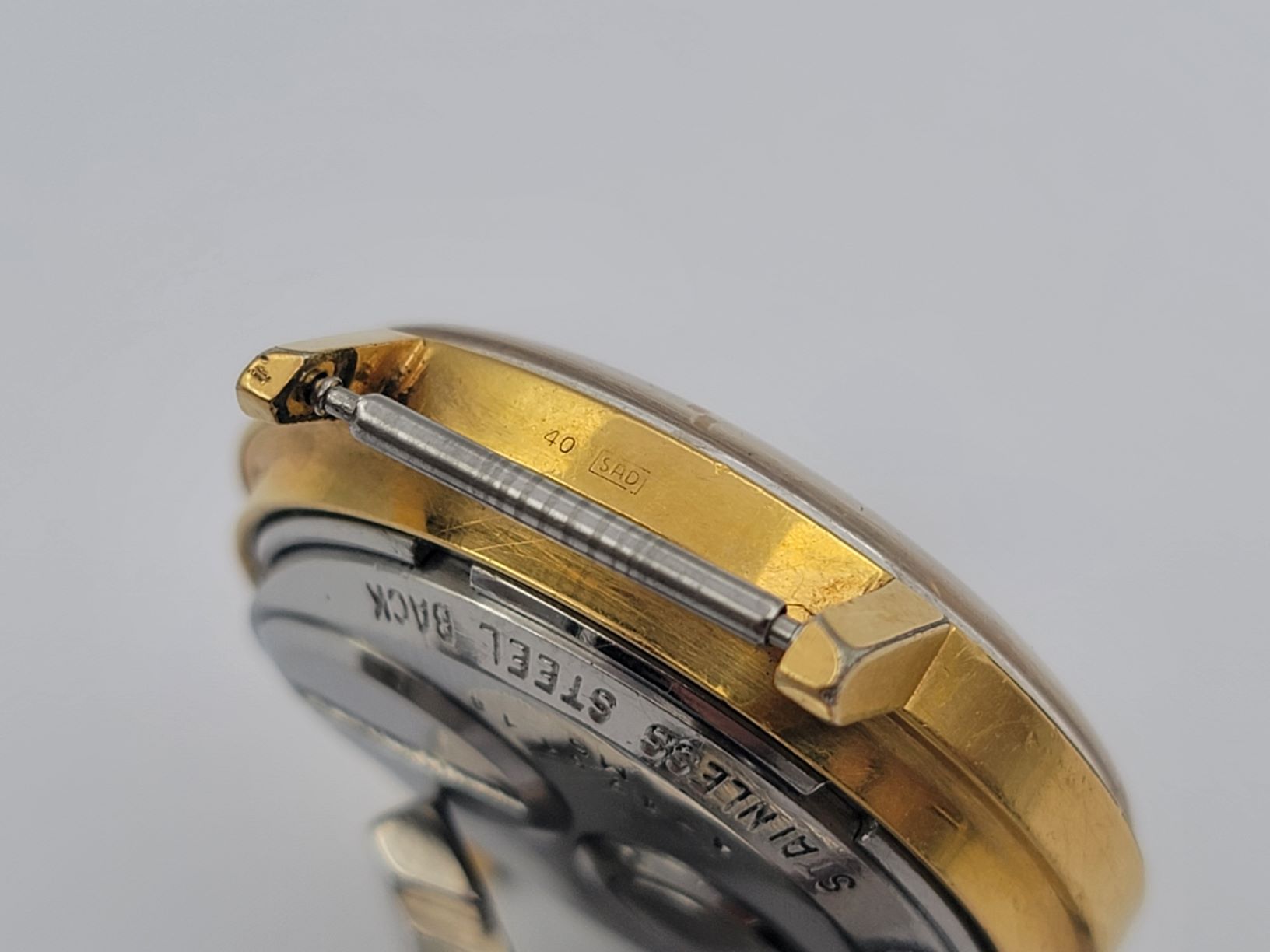Vintage 1966 BULOVA Accutron Spaceview M6 Gold Plated 40 Microns - 35.5 mm – Image 7
