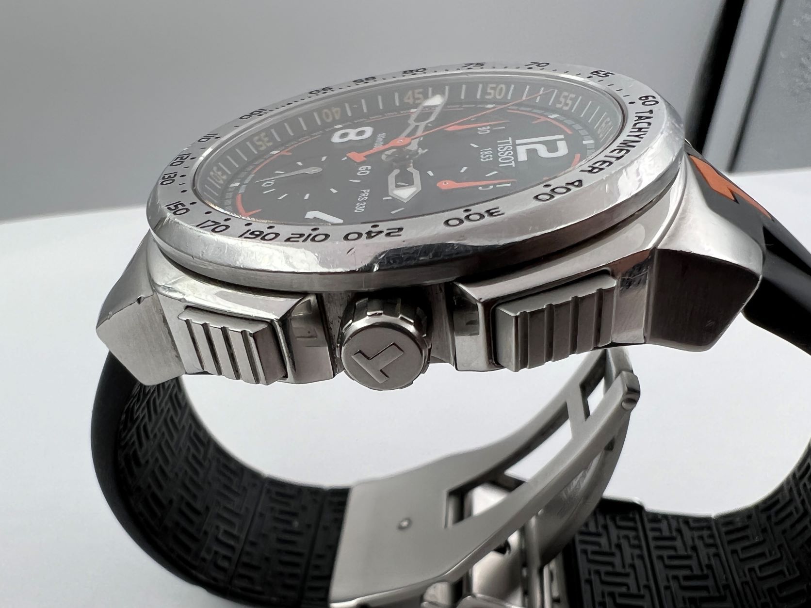 TISSOT PRS 330 T-Sport Chronograph T036417A Quartz Black Dial ALL ORIGINAL 42 mm – Image 5