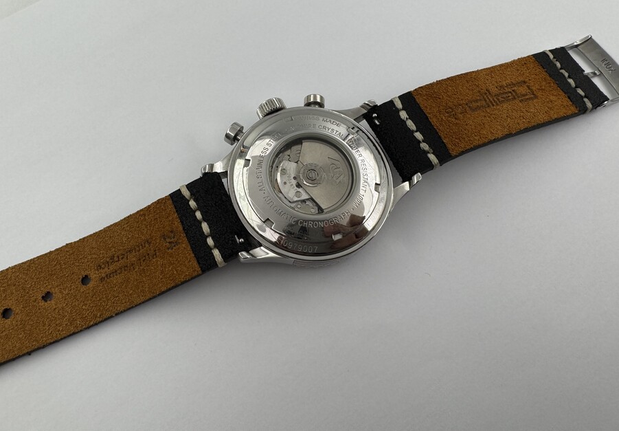 PHILIP WATCH Chronograph Cal Valjoux 7750 Automatic Black Waffle Dial - 48 mm – Image 10