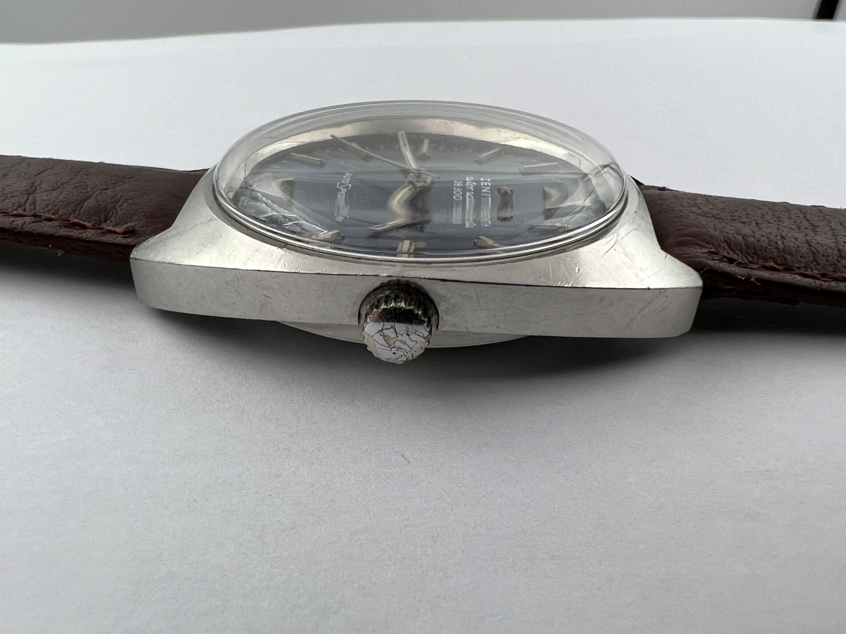 ZENITH AutoSport 28800 Blue Dial Automatic All Stainless Steel - 36 mm – Image 3