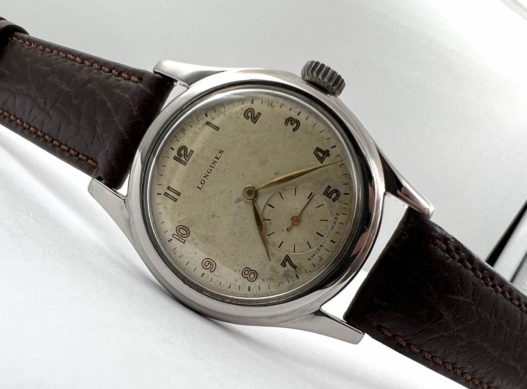 1951 LONGINES 'Sei Tacche' 5528-5 Small Second Manual Winding Cal 12.68Z - 36 mm – Image 2