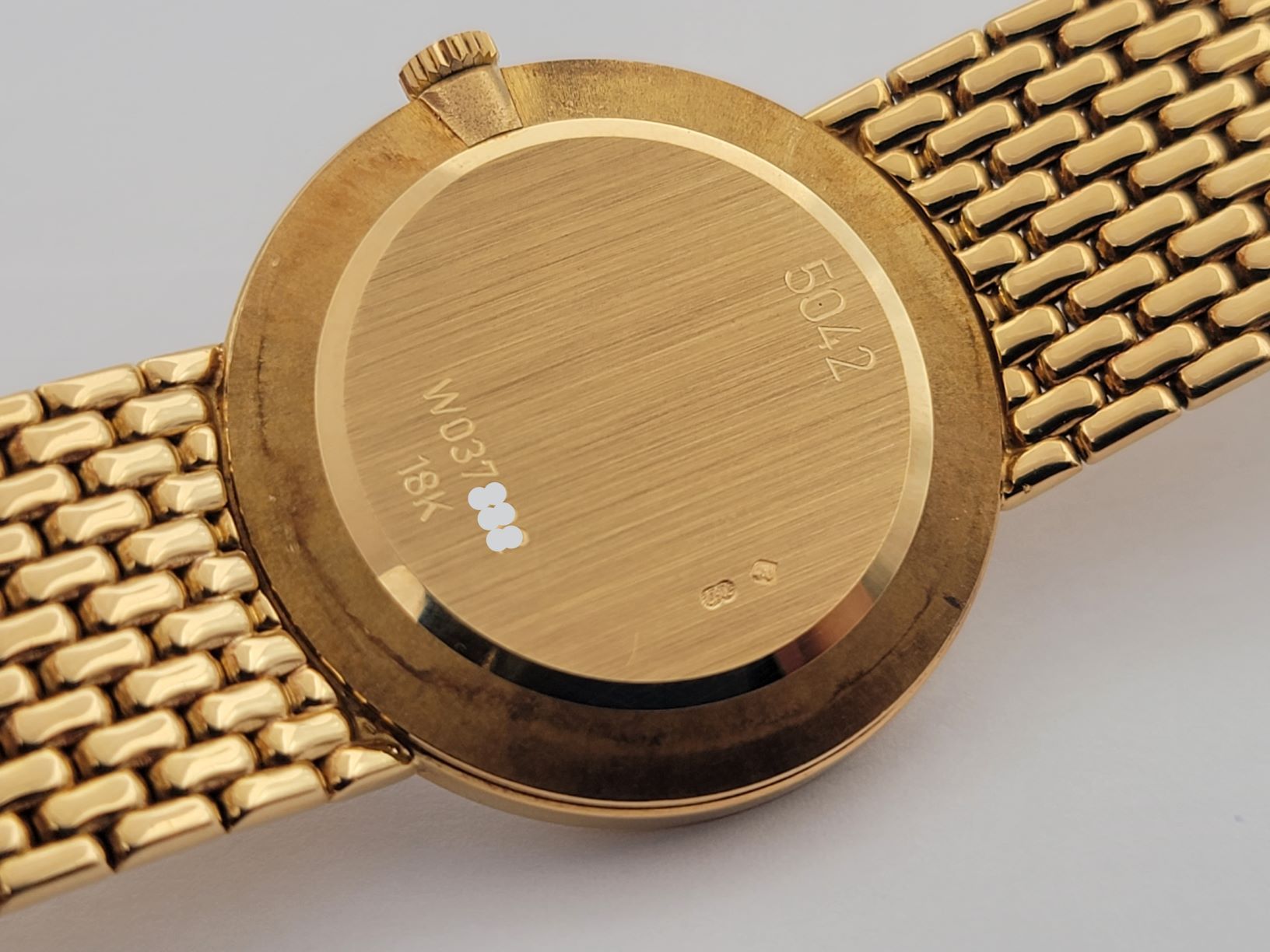 ROLEX Cellini 5042 Manual Wind 18K Yellow Gold Mother of Pearl Dial & Diamonds - 32 mm – Image 5