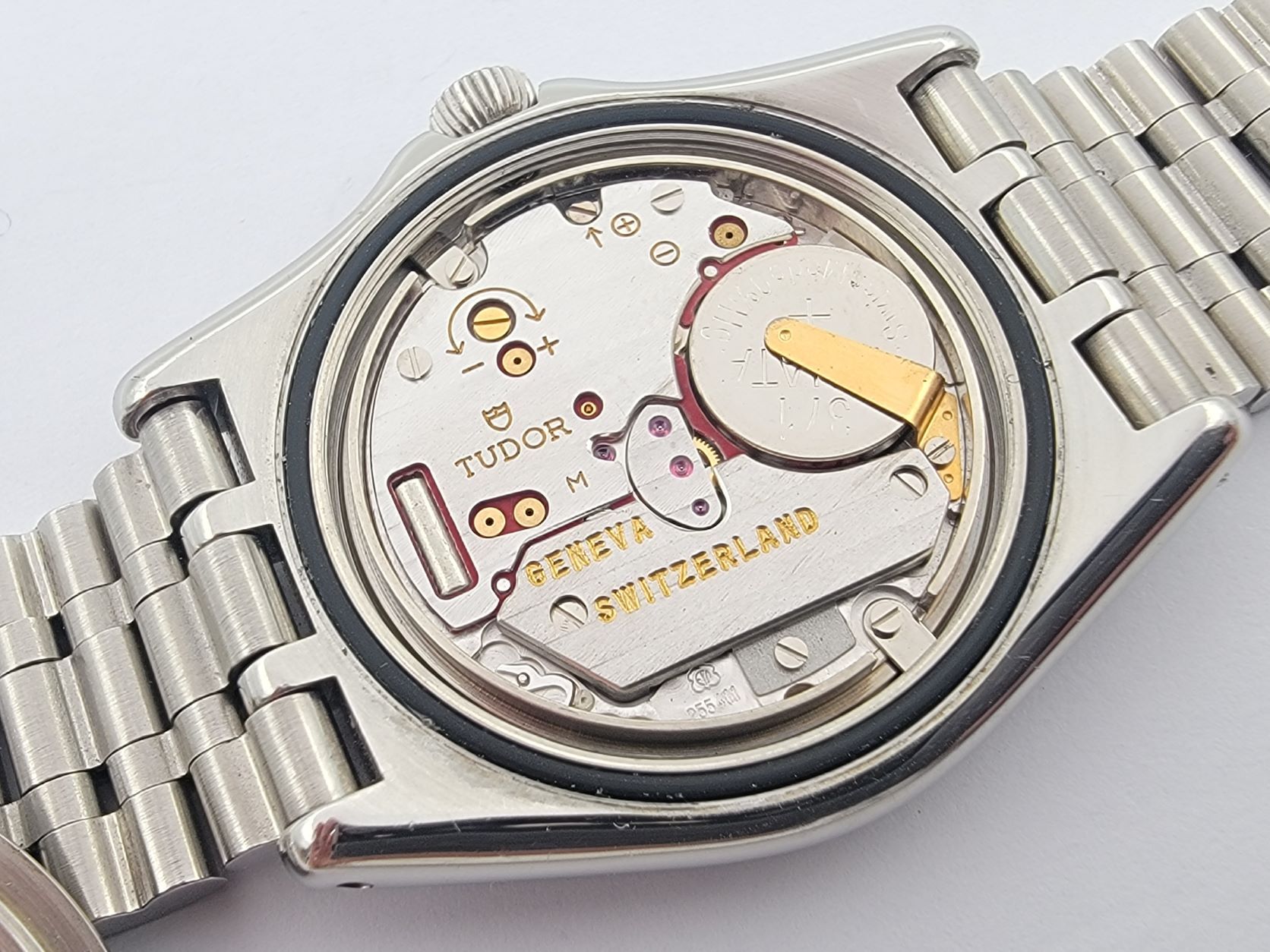 TUDOR Monarch 15730 Arabic White Dial Quartz All Stainless Steel - UNISEX 34 mm – Image 3
