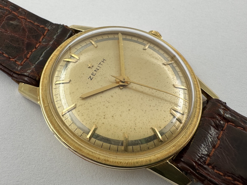 Vintage 60´s ZENITH 18K Yellow Gold Manual Winding Cal 2532 SERVICED - 33 mm – Image 1