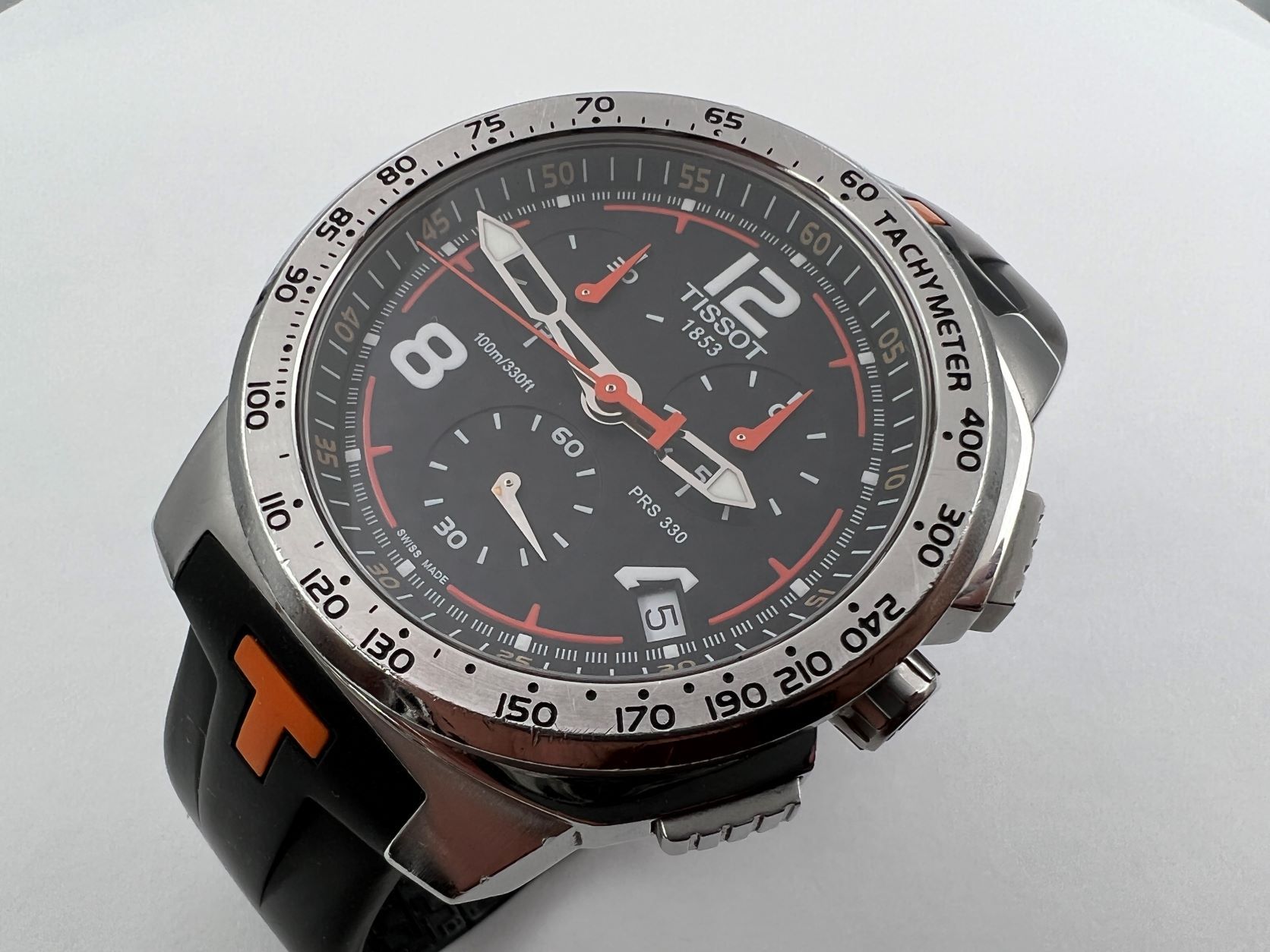 TISSOT PRS 330 T-Sport Chronograph T036417A Quartz Black Dial ALL ORIGINAL 42 mm – Image 2