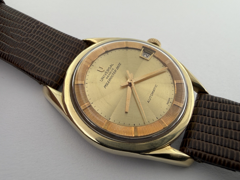 Vintage UNIVERSAL GENEVE Polerouter Date 869102/09 Cal 69 Automatic - 35 mm – Image 2