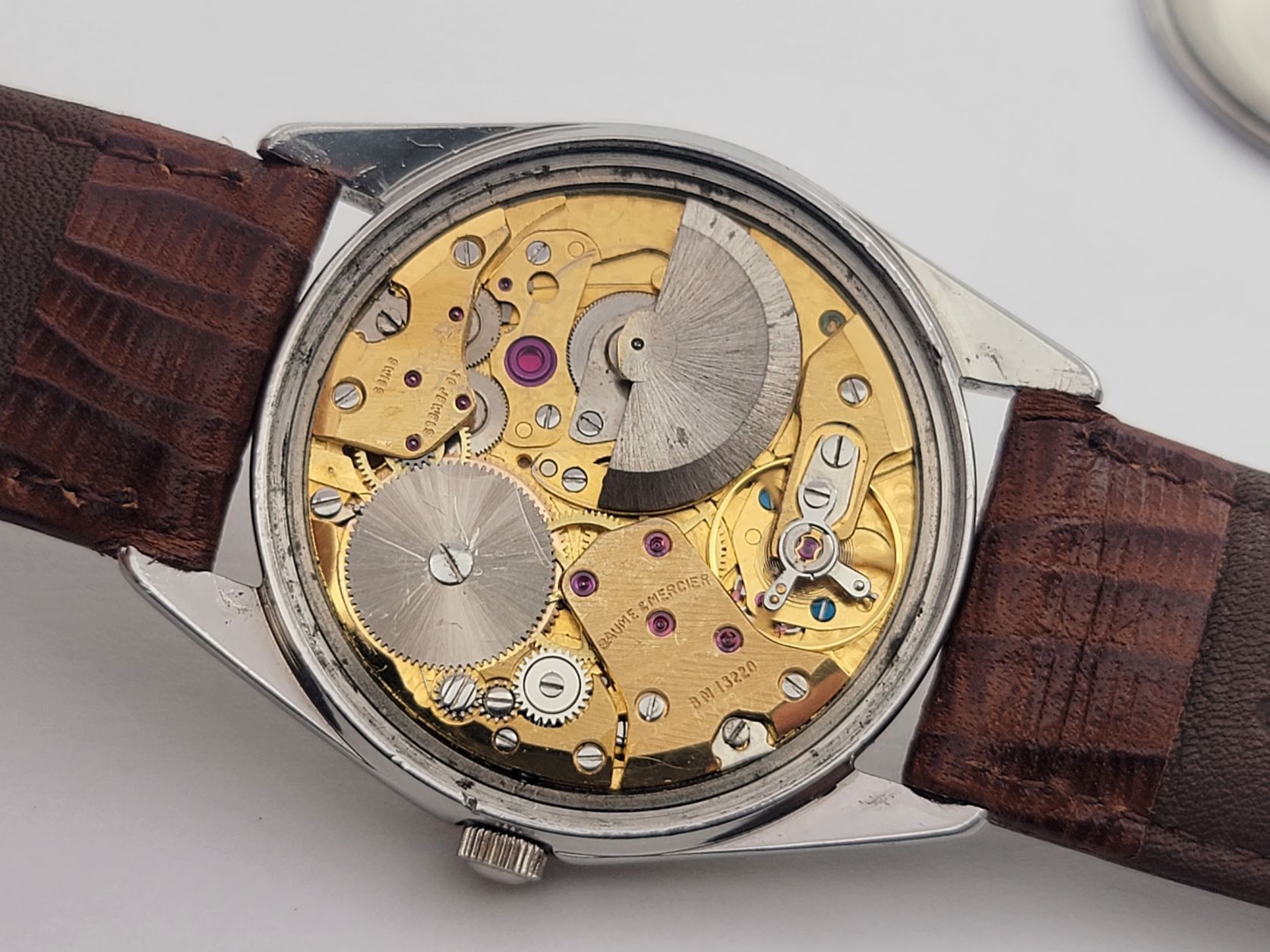BAUME & MERCIER Baumatic Micro Rotor Cal BM 13220 (Buren 1322) 34.5mm - WORKING – Image 5