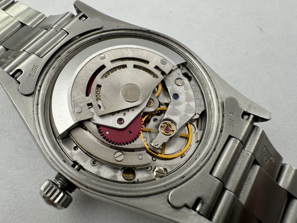 Vintage ROLEX 14000 Air-King Precision PATINA Silver Dial Automatic Cal 3000 - 34 mm – Image 7