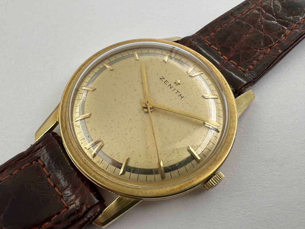 Vintage 60´s ZENITH 18K Yellow Gold Manual Winding Cal 2532 SERVICED - 33 mm – Image 2