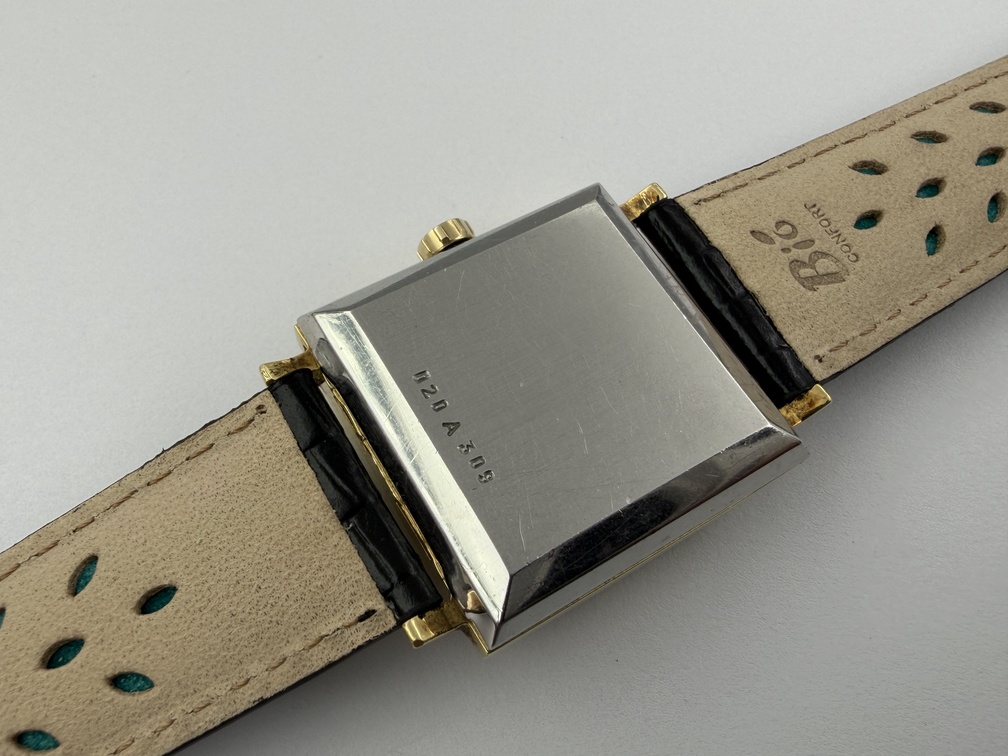 ZENITH Square "Kennedy" Tropical Dial Gold Plated Cal 2562 PC Automatic - 29 mm – Image 9