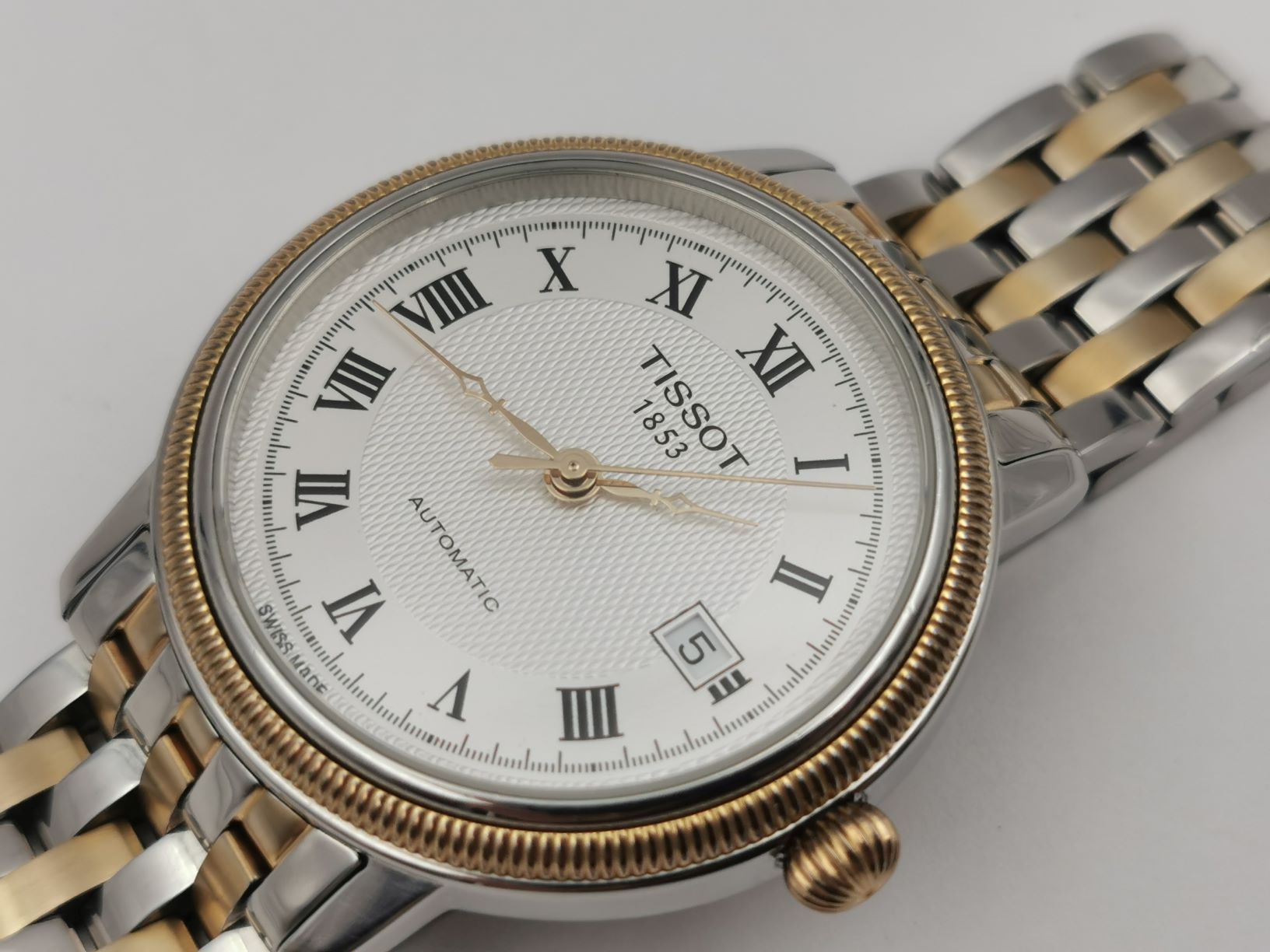 TISSOT T-Classic Bridgeport T045.407 Automatic Date Roman Dial Two Tone - 40 mm – Image 2
