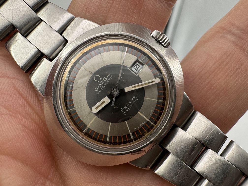 Ladies OMEGA Genève Dynamic 566.038 Gray Dial Vintage Automatic Cal Ω 684 - 30 mm – Image 12
