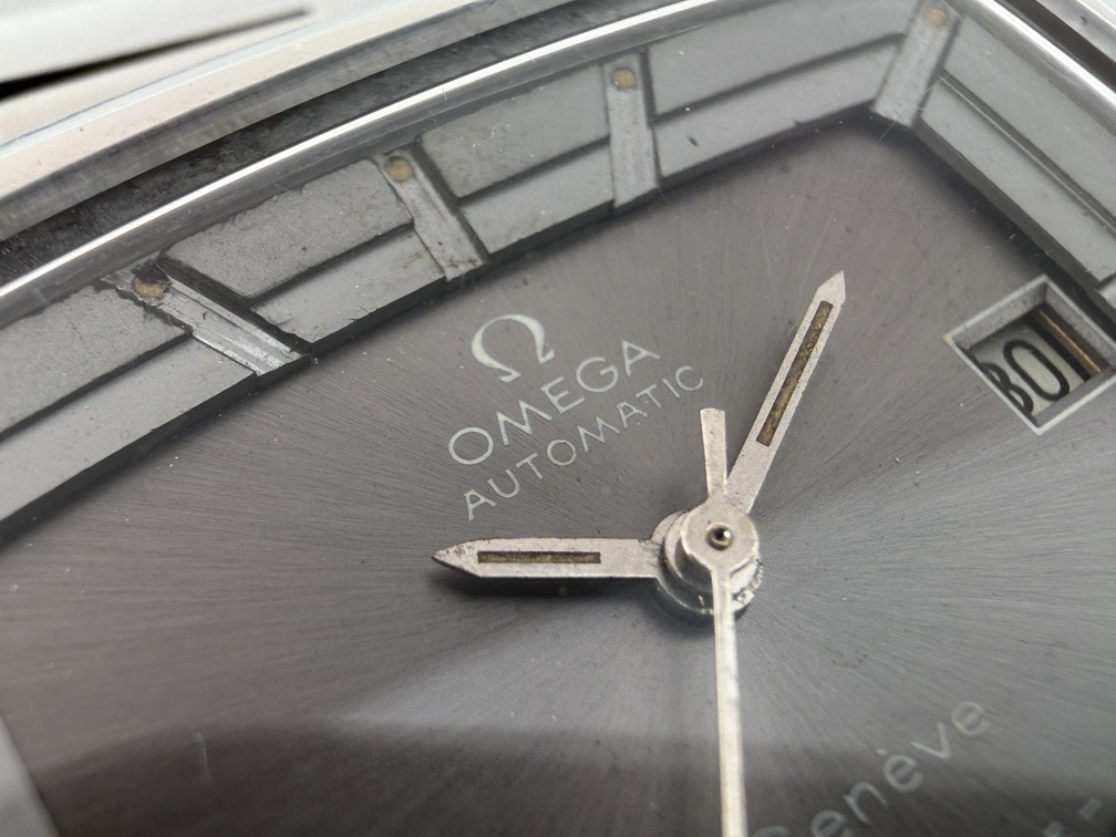 Vintage OMEGA Genève 166.0123 "TV Screen" Gray Dial Automatic Cal Ω 1481 - 45 mm – Image 7