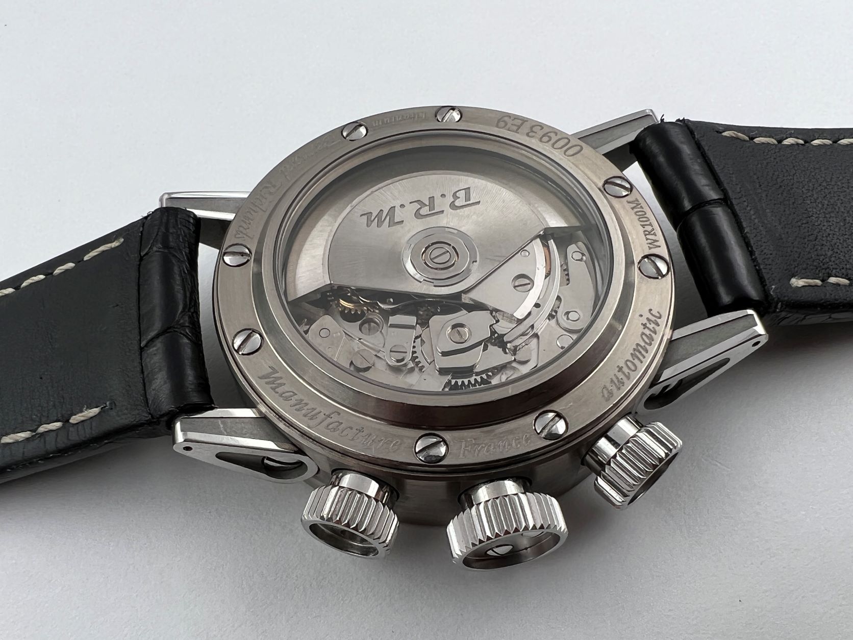 B.R.M V12-44 Bernard Richards Titanium Chronograph Automatic Cal ETA 7753 - 44 mm – Image 6