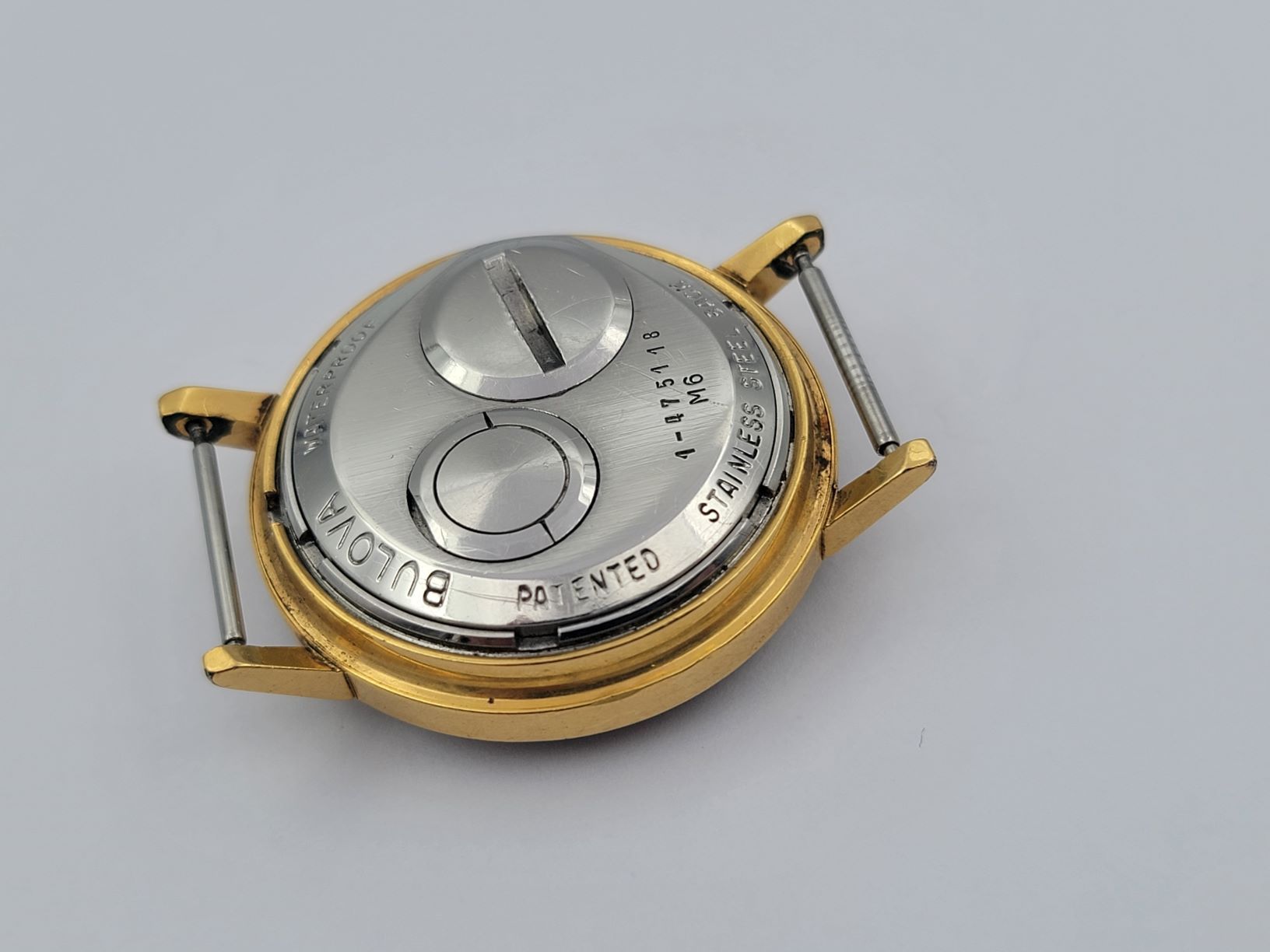 Vintage 1966 BULOVA Accutron Spaceview M6 Gold Plated 40 Microns - 35.5 mm – Image 8