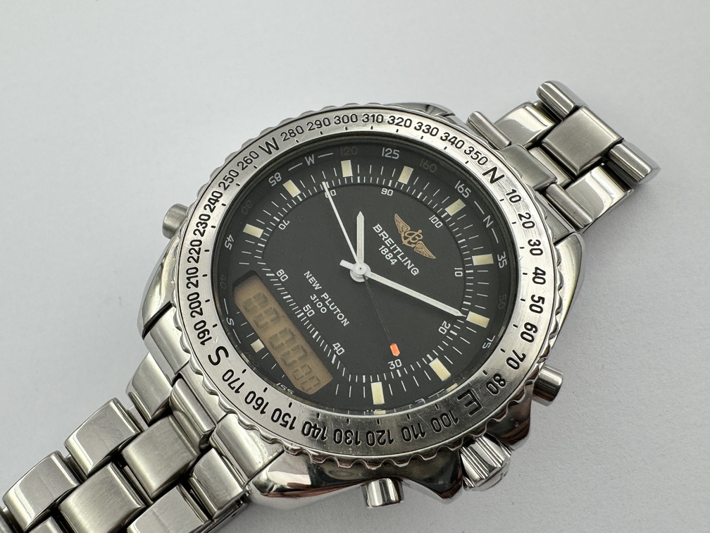 BREITLING A51038 New Pluton 3100 Professional Black Dial Quartz Cal B232 - 41 mm – Image 2