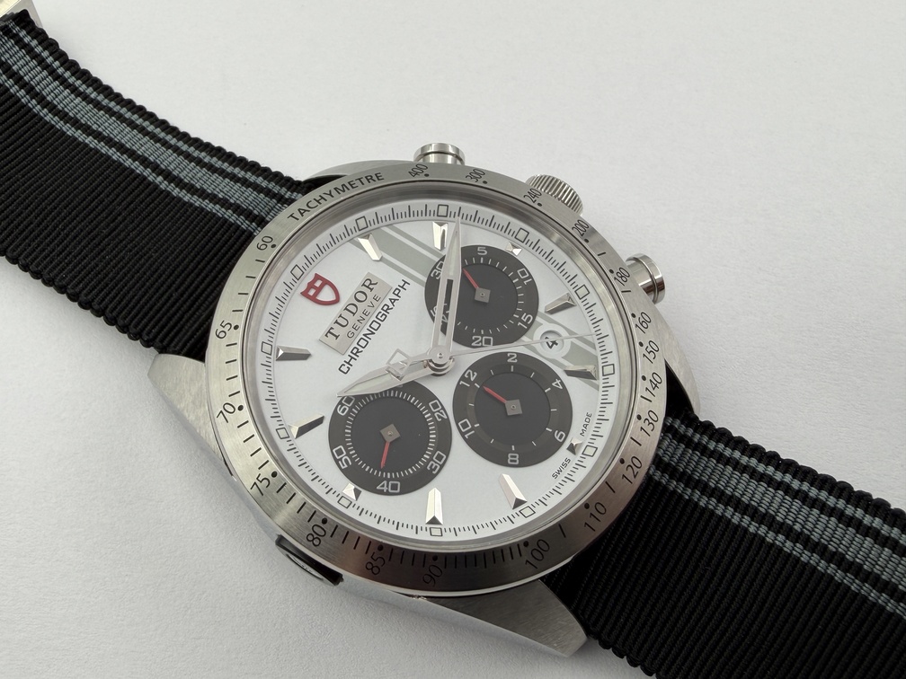 TUDOR 42000 FastRider Panda Dial Date Chronograph Automatic FULL SET - 42 mm – Image 2