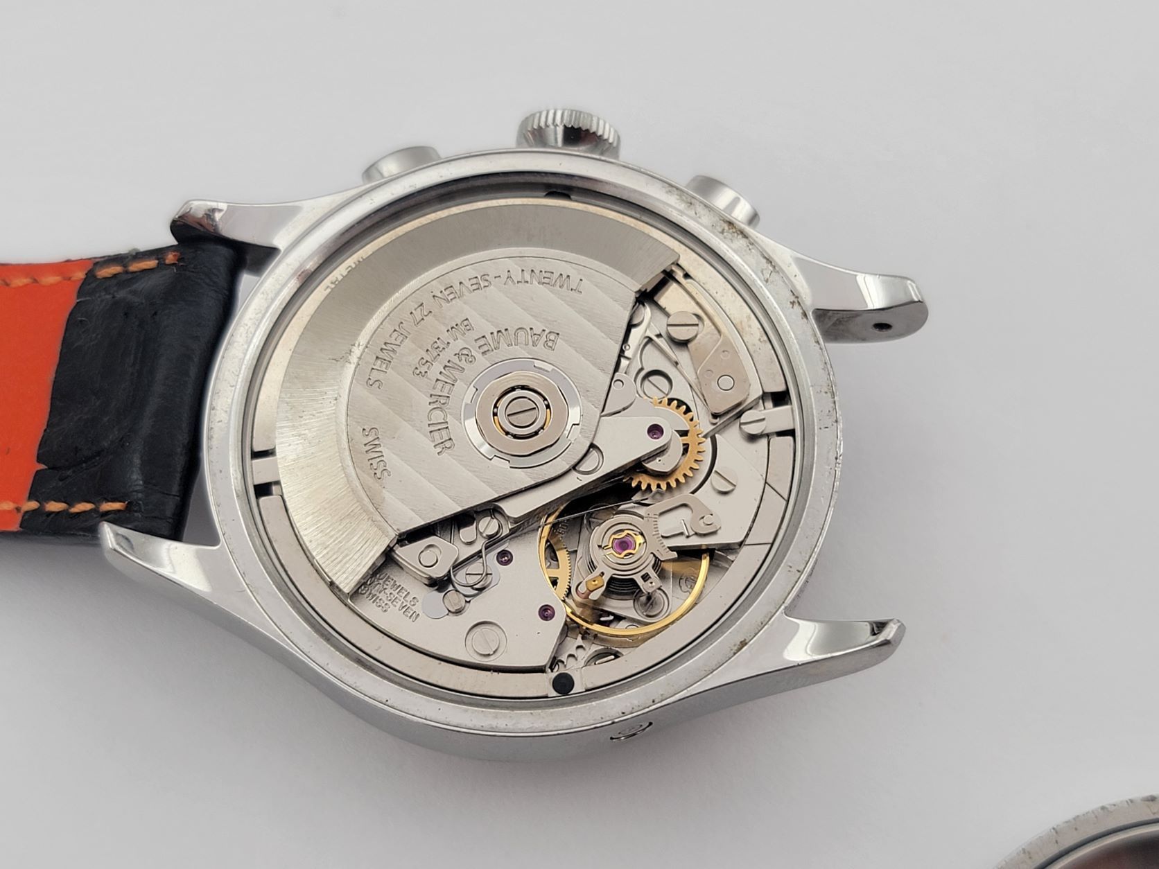 Baume & Mercier 65542 Capeland Chronograph Automatic Cal BM13753 All SS - 38 mm – Image 5