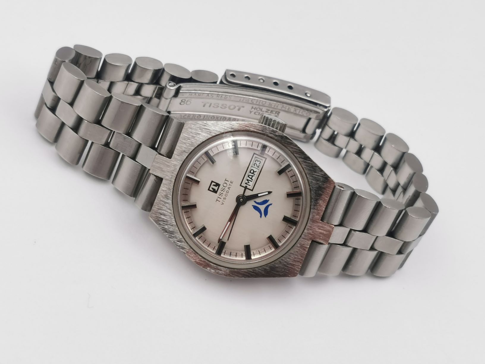 Vintage Ladies´ TISSOT Visodate Day/Date Automatic Silver Dial BEAUTIFUL - 27mm – Image 5