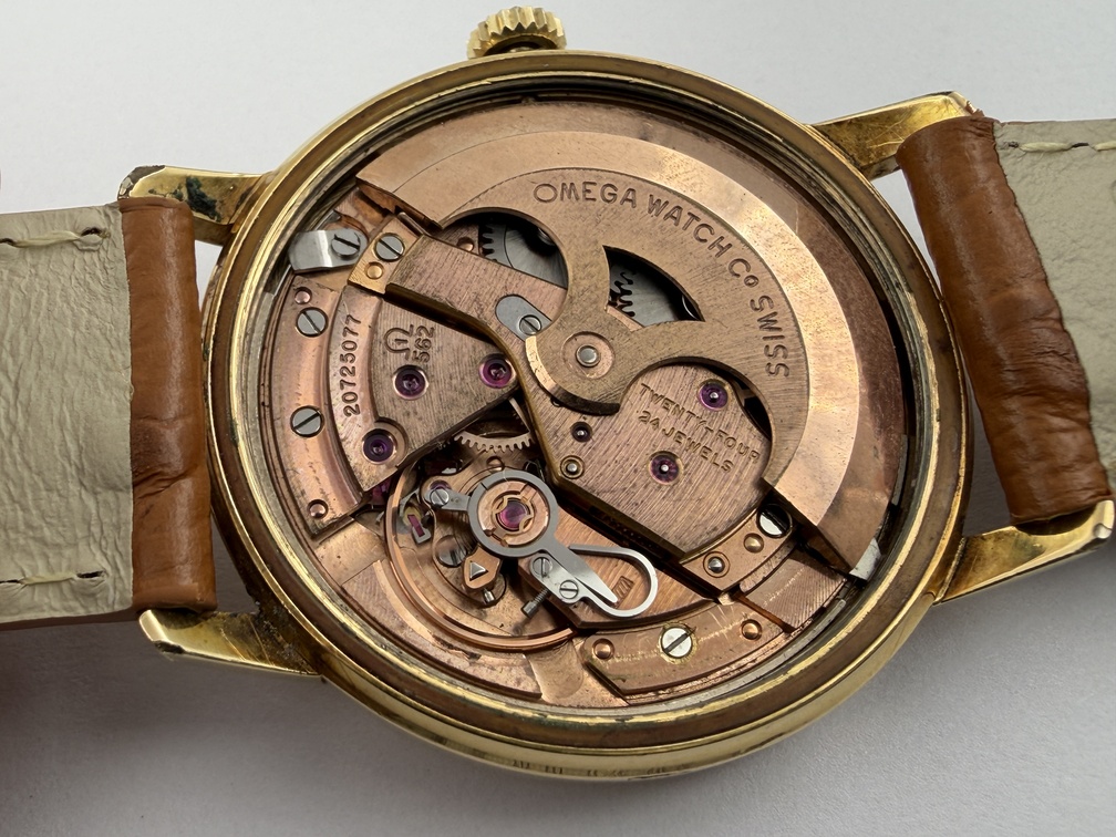 Vintage OMEGA 166.001 Seamaster 40 Mic Gold Plated Cal Ω 562 Automatic - 34 mm – Image 8