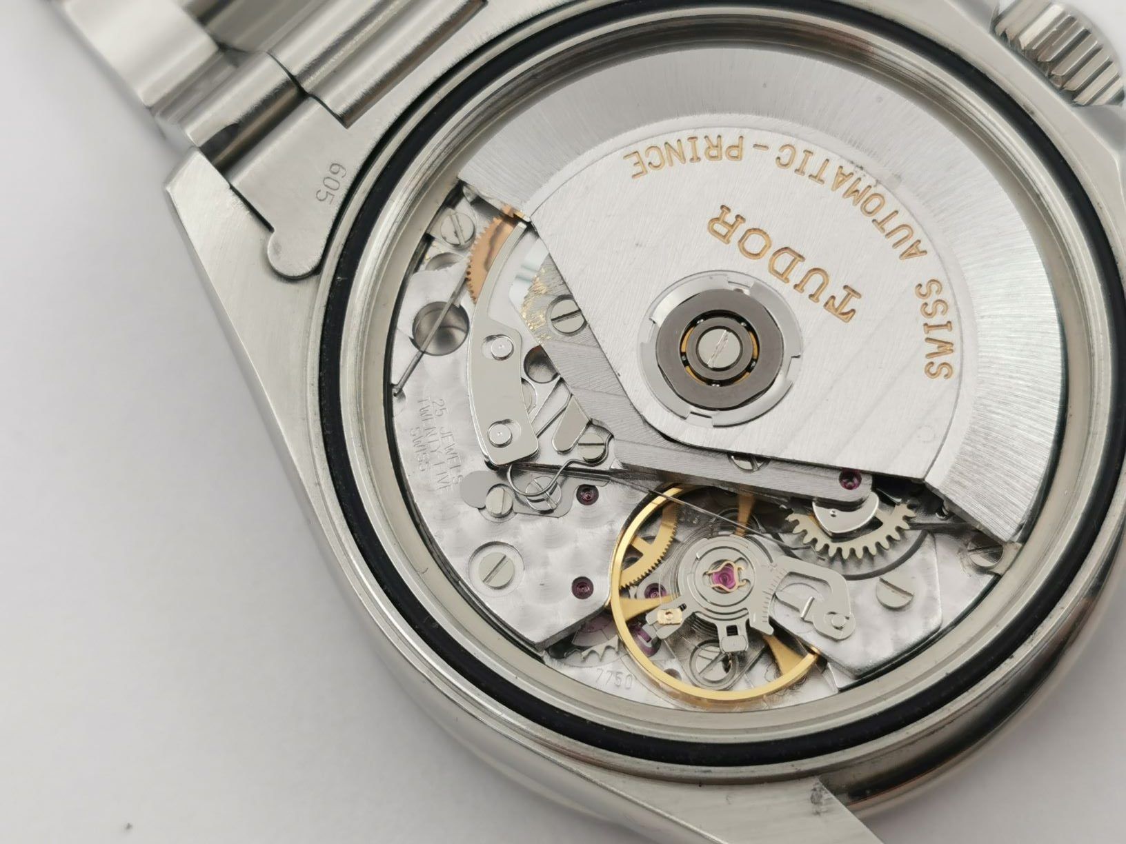 TUDOR Prince Date 79260P Reverse Panda Pre-Tiger Automatic Chrono Time SERVICED! – Image 5