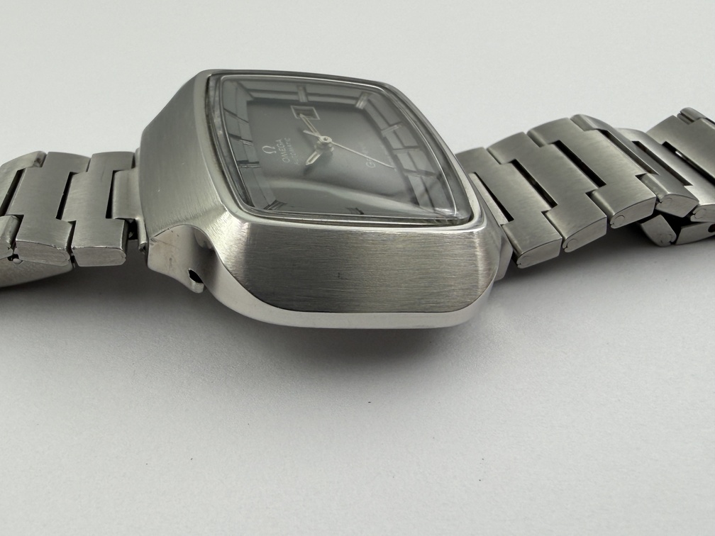Vintage OMEGA Genève 166.0123 "TV Screen" Gray Dial Automatic Cal Ω 1481 - 45 mm – Image 5